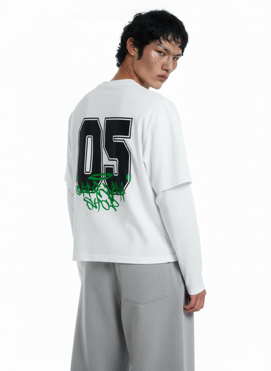 05 x WAG GREEN LONG SLEEVE